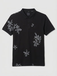 Men T-Shirt PRINT Black Regular Fit