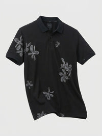 Men T-Shirt PRINT Black Regular Fit