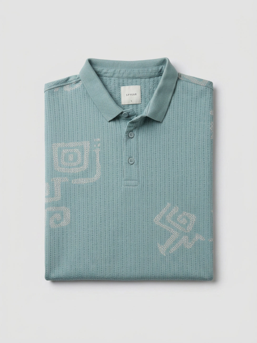 Men T-Shirt PRINT Green Regular Fit