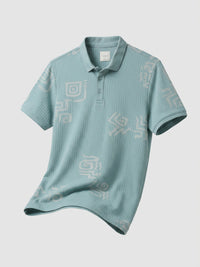Men T-Shirt PRINT Green Regular Fit
