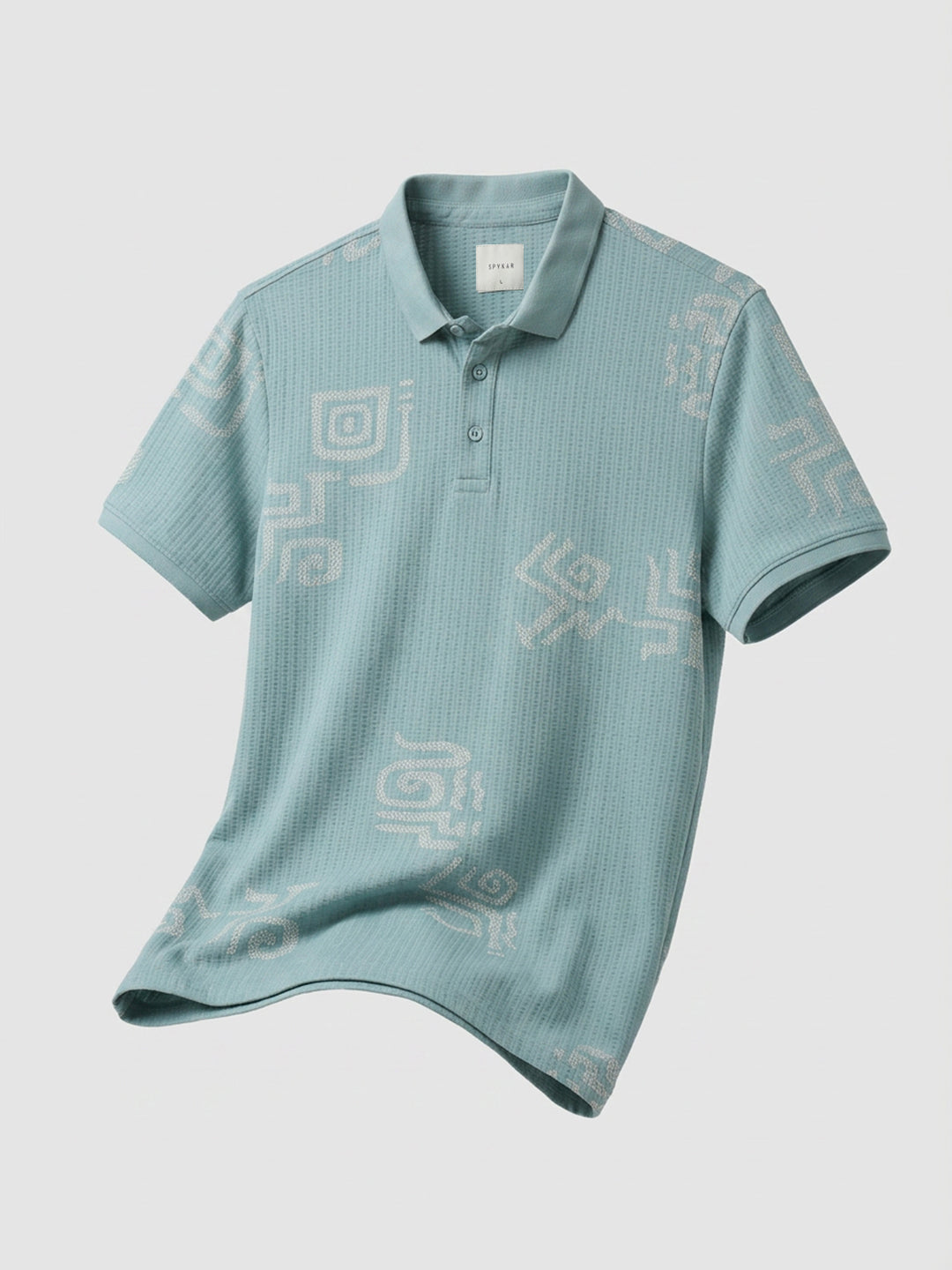 Men T-Shirt PRINT Green Regular Fit