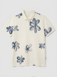 Men T-Shirt PRINT Off-White Regular Fit