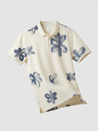 Men T-Shirt PRINT Off-White Regular Fit