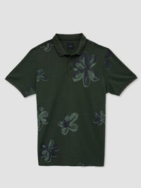 Men T-Shirt PRINT Green Regular Fit