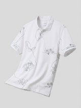 Men T-Shirt PRINT White Regular Fit