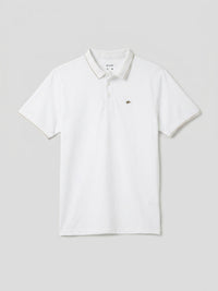 Men T-Shirt Solid White Regular Fit