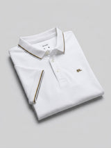 Men T-Shirt Solid White Regular Fit