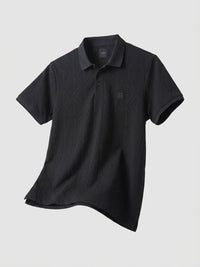 Men T-Shirt Solid Black Regular Fit