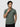 Men T-Shirt Solid Green Regular Fit