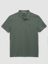 Men T-Shirt Solid Green Regular Fit