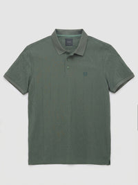 Men T-Shirt Solid Green Regular Fit