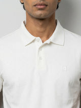 Men T-Shirt Solid White Regular Fit