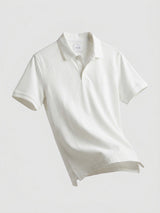 Men T-Shirt Solid White Regular Fit