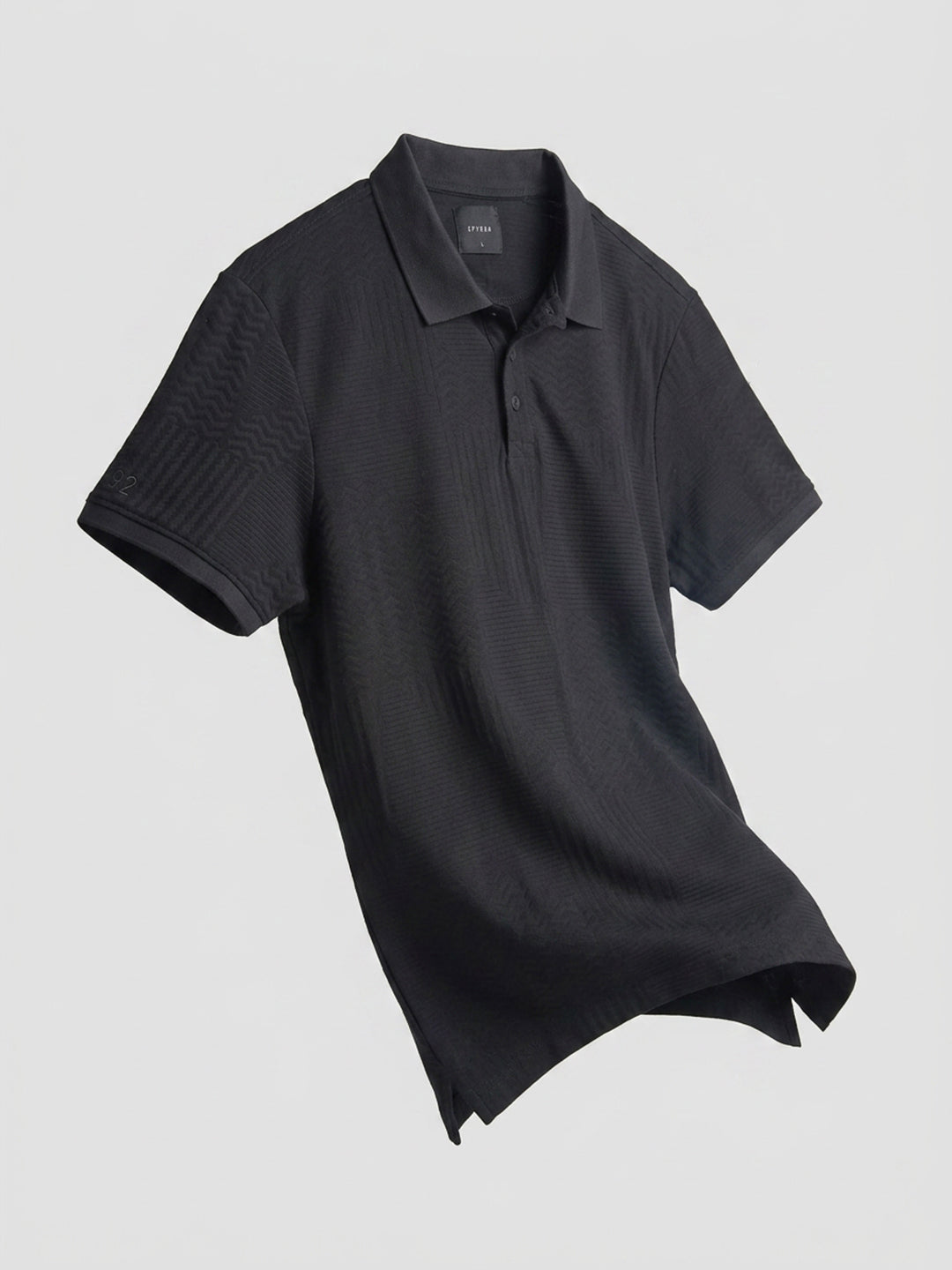 Men T-Shirt Solid Black Regular Fit