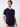 Men T-Shirt Solid Blue Slim Fit