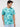 Men T-Shirt Print Green Regular Fit