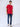 Men T-Shirt Print Red Regular Fit