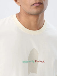 Men T-Shirt Graphic Off White Relaxed Fit