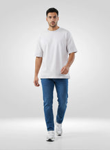 Men T-Shirt Graphic Grey Relaxed Fit