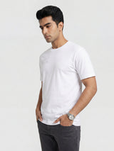 Men T-Shirt Graphic White Relaxed Fit