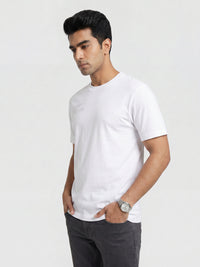 Men T-Shirt Graphic White Relaxed Fit