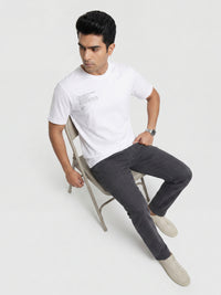 Men T-Shirt Graphic White Relaxed Fit