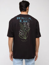Men T-Shirt Graphic Black Relaxed Fit