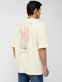 Men T-Shirt Graphic Off White Relaxed Fit