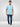 Men T-Shirt Solid Blue Regular Fit