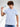 Men T-Shirt Blue Slim Fit