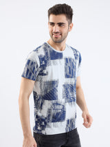 Men T-Shirt Grey Slim Fit