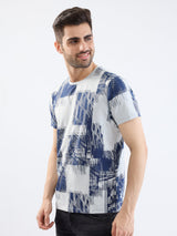 Men T-Shirt Grey Slim Fit