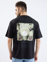 Men T-Shirt Black Comfort Fit