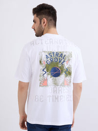 Men T-Shirt White Comfort Fit