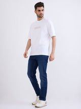 Men T-Shirt White Comfort Fit