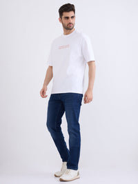 Men T-Shirt White Comfort Fit