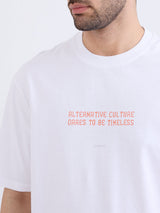 Men T-Shirt White Comfort Fit