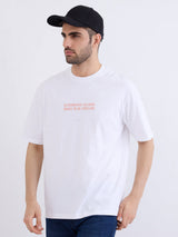 Men T-Shirt White Comfort Fit