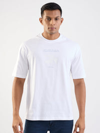 Men T-Shirt White Comfort Fit