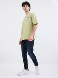 Men T-Shirt Green Comfort Fit