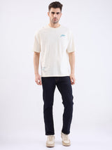 Men T-Shirt White Comfort Fit