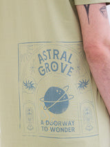 Men T-Shirt Green Slim Fit