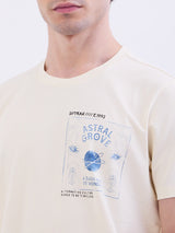 Men T-Shirt White Slim Fit