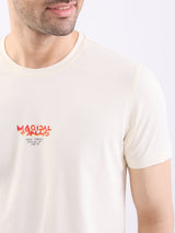 Men T-Shirt White Slim Fit