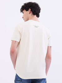 Men T-Shirt White Slim Fit