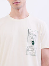 Men T-Shirt White Slim Fit