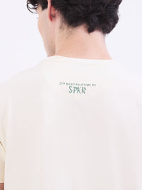 Men T-Shirt White Slim Fit