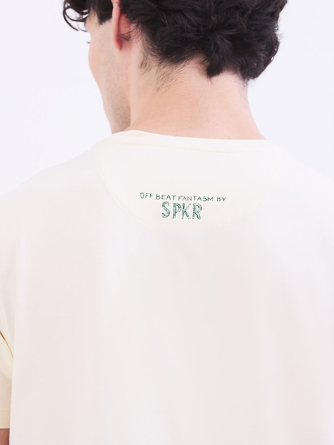 Men T-Shirt White Slim Fit
