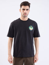 Men T-Shirt Black Comfort Fit