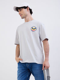 Men T-Shirt Grey Comfort Fit